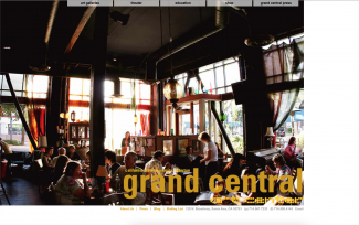 Home page of Grand Central Art Center