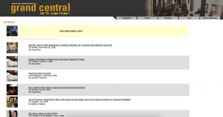 Press page for Grand Central Art Center